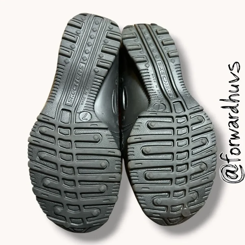 Skechers Black Pink Foam Clogs Slip On Sandals Women’s 7